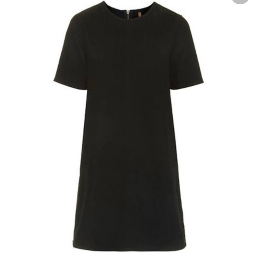 NWT Topshop Black Denim Dress